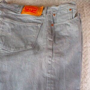 Levi’s Mens Gray 501 Jeans